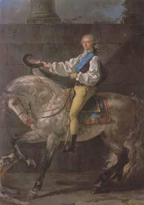 Jacques-Louis David Count Potocki (mk02) Sweden oil painting art